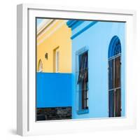 Awesome South Africa Collection - Colorful Houses Skyblue & Gold-Philippe Hugonnard-Framed Photographic Print