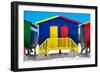 Awesome South Africa Collection - Colorful Houses "Thirty One & Thirty Two" Blue-Philippe Hugonnard-Framed Photographic Print