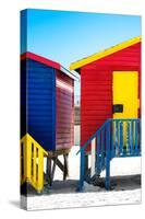 Awesome South Africa Collection - Colorful Houses - Yellow & Red-Philippe Hugonnard-Stretched Canvas