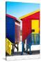 Awesome South Africa Collection - Colorful Houses - Yellow & Red-Philippe Hugonnard-Stretched Canvas