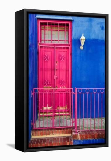Awesome South Africa Collection - Colors Gateway Pink & Royal Blue-Philippe Hugonnard-Framed Stretched Canvas