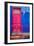 Awesome South Africa Collection - Colors Gateway Pink & Royal Blue-Philippe Hugonnard-Framed Photographic Print