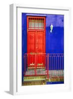 Awesome South Africa Collection - Colors Gateway Red & Royal Blue-Philippe Hugonnard-Framed Photographic Print