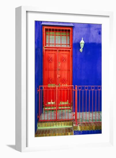 Awesome South Africa Collection - Colors Gateway Red & Royal Blue-Philippe Hugonnard-Framed Photographic Print