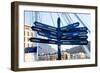 Awesome South Africa Collection - Direction Sign from Cape Town-Philippe Hugonnard-Framed Photographic Print