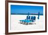 Awesome South Africa Collection - Four Blue Deck Chairs-Philippe Hugonnard-Framed Photographic Print