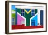 Awesome South Africa Collection - House African Colors - Cape Town-Philippe Hugonnard-Framed Photographic Print