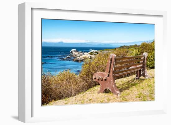 Awesome South Africa Collection - Lonely Bench II-Philippe Hugonnard-Framed Photographic Print