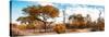 Awesome South Africa Collection Panoramic - African Savannah Landscape IV-Philippe Hugonnard-Stretched Canvas