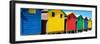 Awesome South Africa Collection Panoramic - Beach Huts Cape Town-Philippe Hugonnard-Framed Photographic Print