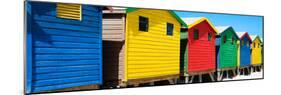 Awesome South Africa Collection Panoramic - Beach Huts Cape Town-Philippe Hugonnard-Mounted Photographic Print