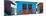 Awesome South Africa Collection Panoramic - Beach Huts "Forty Six & Forty Seven" Skyblue-Philippe Hugonnard-Mounted Photographic Print