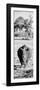 Awesome South Africa Collection Panoramic - Black Rhino B&W-Philippe Hugonnard-Framed Photographic Print