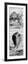 Awesome South Africa Collection Panoramic - Black Rhino B&W-Philippe Hugonnard-Framed Photographic Print