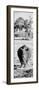 Awesome South Africa Collection Panoramic - Black Rhino B&W-Philippe Hugonnard-Framed Photographic Print