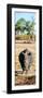 Awesome South Africa Collection Panoramic - Black Rhino-Philippe Hugonnard-Framed Photographic Print