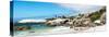 Awesome South Africa Collection Panoramic - Boulders Beach Penguins Colony-Philippe Hugonnard-Stretched Canvas