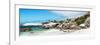 Awesome South Africa Collection Panoramic - Boulders Beach Penguins Colony-Philippe Hugonnard-Framed Photographic Print