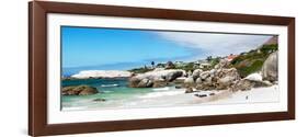 Awesome South Africa Collection Panoramic - Boulders Beach Penguins Colony-Philippe Hugonnard-Framed Photographic Print