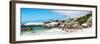 Awesome South Africa Collection Panoramic - Boulders Beach Penguins Colony-Philippe Hugonnard-Framed Photographic Print