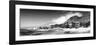 Awesome South Africa Collection Panoramic - Boulders Beach View B&W-Philippe Hugonnard-Framed Photographic Print