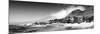 Awesome South Africa Collection Panoramic - Boulders Beach View B&W-Philippe Hugonnard-Mounted Photographic Print