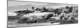 Awesome South Africa Collection Panoramic - Boulders Beach View II B&W-Philippe Hugonnard-Mounted Photographic Print