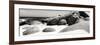 Awesome South Africa Collection Panoramic - Boulders on Beach B&W-Philippe Hugonnard-Framed Photographic Print
