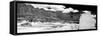Awesome South Africa Collection Panoramic - Camps Bay B&W-Philippe Hugonnard-Framed Stretched Canvas