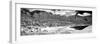 Awesome South Africa Collection Panoramic - Camps Bay Cape Town B&W-Philippe Hugonnard-Framed Photographic Print