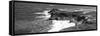 Awesome South Africa Collection Panoramic - Cape of Good Hope B&W-Philippe Hugonnard-Framed Stretched Canvas