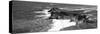 Awesome South Africa Collection Panoramic - Cape of Good Hope B&W-Philippe Hugonnard-Stretched Canvas