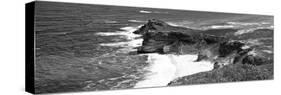 Awesome South Africa Collection Panoramic - Cape of Good Hope B&W-Philippe Hugonnard-Stretched Canvas