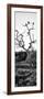 Awesome South Africa Collection Panoramic - Cape Vulture on a Tree B&W-Philippe Hugonnard-Framed Photographic Print