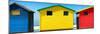 Awesome South Africa Collection Panoramic - Colorful Beach Huts III-Philippe Hugonnard-Mounted Photographic Print