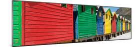 Awesome South Africa Collection Panoramic - Colorful Beach Huts-Philippe Hugonnard-Mounted Photographic Print