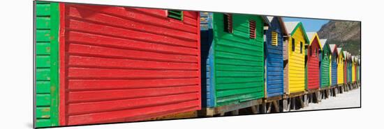 Awesome South Africa Collection Panoramic - Colorful Beach Huts-Philippe Hugonnard-Mounted Photographic Print