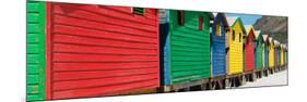 Awesome South Africa Collection Panoramic - Colorful Beach Huts-Philippe Hugonnard-Mounted Photographic Print