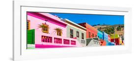 Awesome South Africa Collection Panoramic - Colorful Homes in Cape Town III-Philippe Hugonnard-Framed Photographic Print