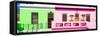 Awesome South Africa Collection Panoramic - Colorful Homes in Cape Town-Philippe Hugonnard-Framed Stretched Canvas