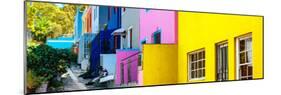 Awesome South Africa Collection Panoramic - Colorful Houses - Cape Town II-Philippe Hugonnard-Mounted Photographic Print