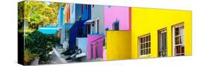 Awesome South Africa Collection Panoramic - Colorful Houses - Cape Town II-Philippe Hugonnard-Stretched Canvas