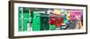 Awesome South Africa Collection Panoramic - Colorful Houses in Bo Kaap - Cape Town II-Philippe Hugonnard-Framed Photographic Print