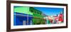 Awesome South Africa Collection Panoramic - Colorful Houses in Bo Kaap - Cape Town III-Philippe Hugonnard-Framed Photographic Print