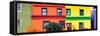 Awesome South Africa Collection Panoramic - Colorful Houses in Bo Kaap - Cape Town-Philippe Hugonnard-Framed Stretched Canvas