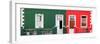 Awesome South Africa Collection Panoramic - Colorful Houses in Bo Kaap-Philippe Hugonnard-Framed Photographic Print