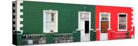Awesome South Africa Collection Panoramic - Colorful Houses in Bo Kaap-Philippe Hugonnard-Stretched Canvas