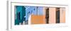 Awesome South Africa Collection Panoramic - Colorful Houses "One hundred twenty-two" Salmon-Philippe Hugonnard-Framed Photographic Print