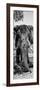 Awesome South Africa Collection Panoramic - Elephant Portrait B&W-Philippe Hugonnard-Framed Photographic Print