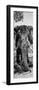 Awesome South Africa Collection Panoramic - Elephant Portrait B&W-Philippe Hugonnard-Framed Photographic Print